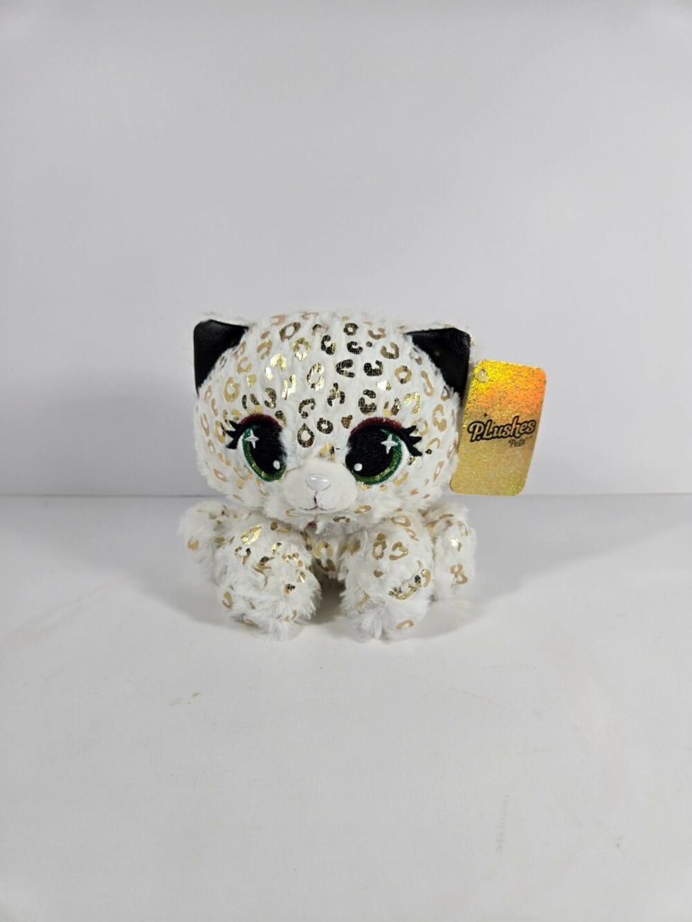 GUND P.Lushes Pets 24kt Carti Snow Leopard Plush 6" NWT Limited‎ Edition